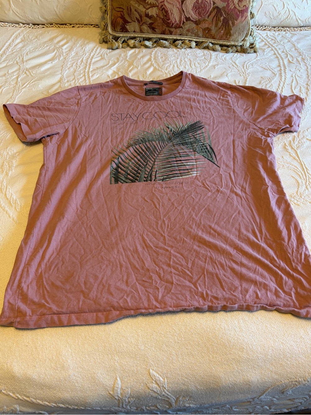 Colcci tee dusty mauve size large